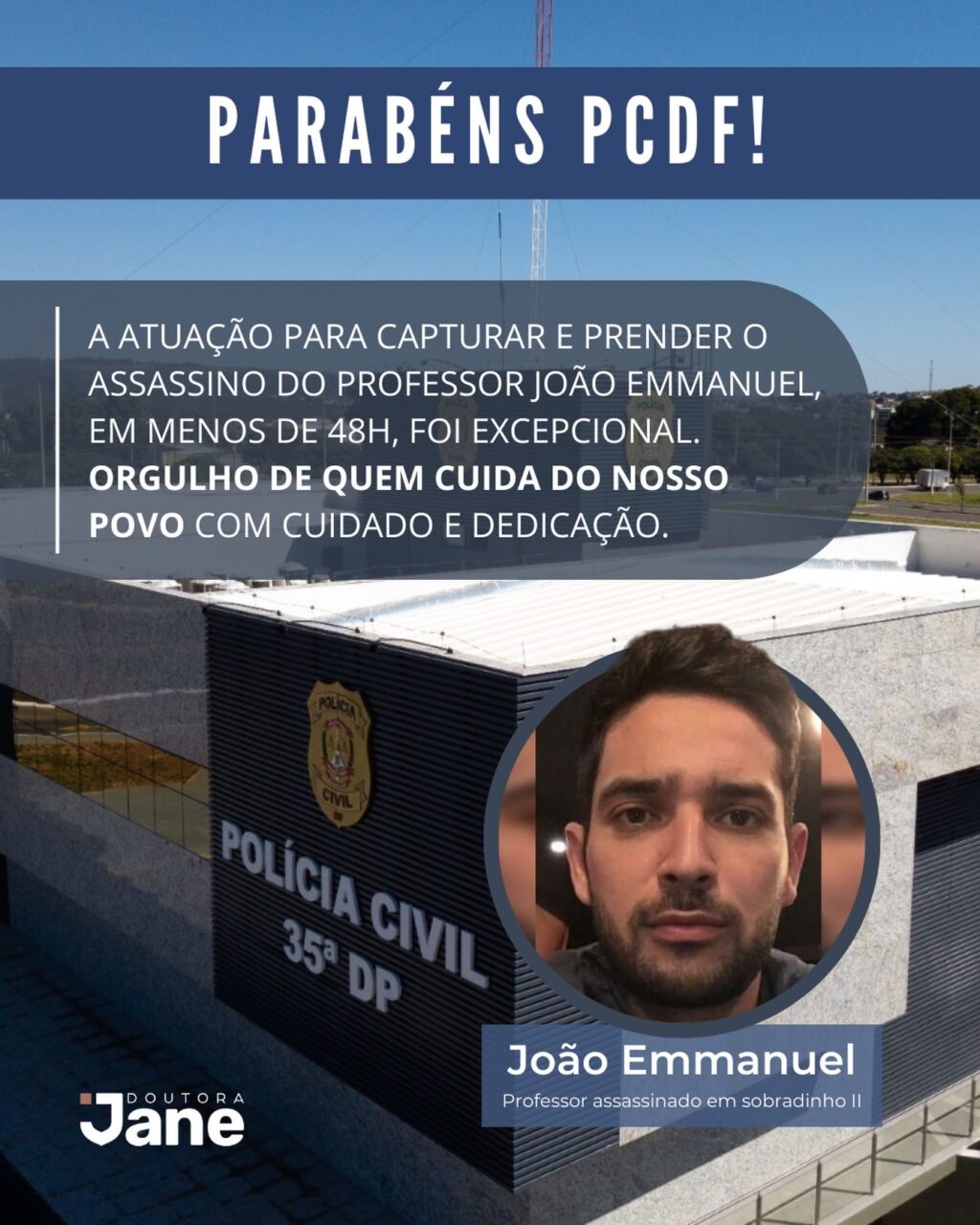 Instagram post from doutorajanedf. This post is in position 2.